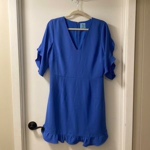 Size 12 Periwinkle Structured Dress